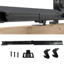 Barn Door Mechanism, Sliding Barn Door Hardware, Steel, Easy to Install, Door