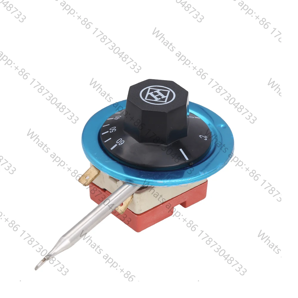 0-60 Degree Celsius AC 250V 16A Capillary Dial Thermostat - Temperature Control Switch for Household Electrical Appliance
