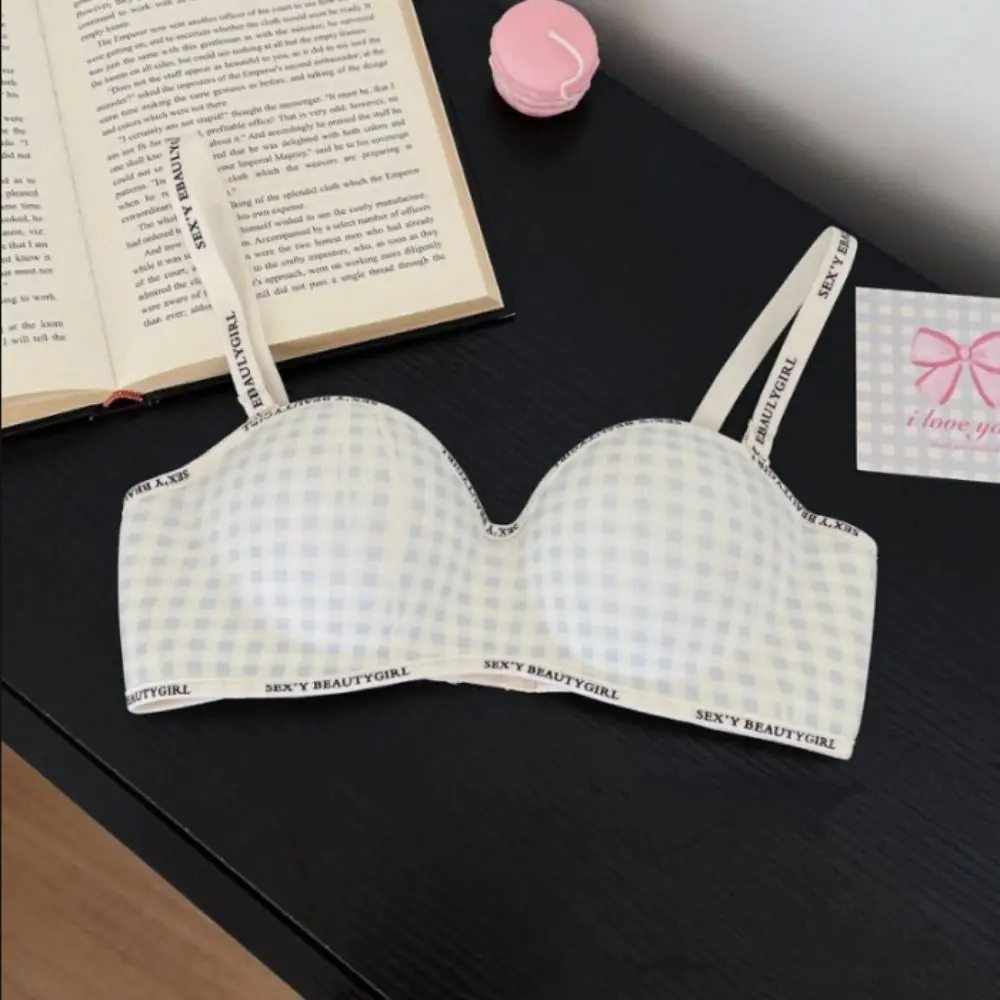 Нескользящий беспроводной бюстгальтер с буквенной сеткой, глубокий V-образный вырез, бесшовный бюстгальтер пуш-ап, нижнее белье, антипровисающее нижнее белье для женщин и женщин