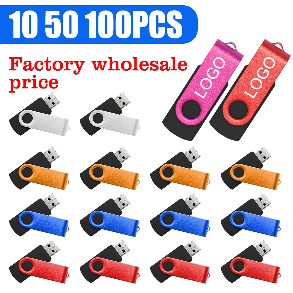 

10/50/100 шт./оптовая продажа, бесплатный индивидуальный логотип, USB-флешка, 256 МБ, 1 ГБ, 2 ГБ, 4 ГБ, 8 ГБ, 16 ГБ, 32 ГБ, 64 ГБ, 128 ГБ, флэш-накопитель, флэш-диск