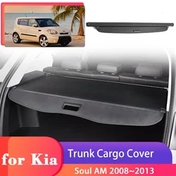 Car Trunk Cargo Cover for Kia Soul AM 2008~2013 2009 2010 Tray Security Shield Rear Rack Curtain Partition Privacy Accessories