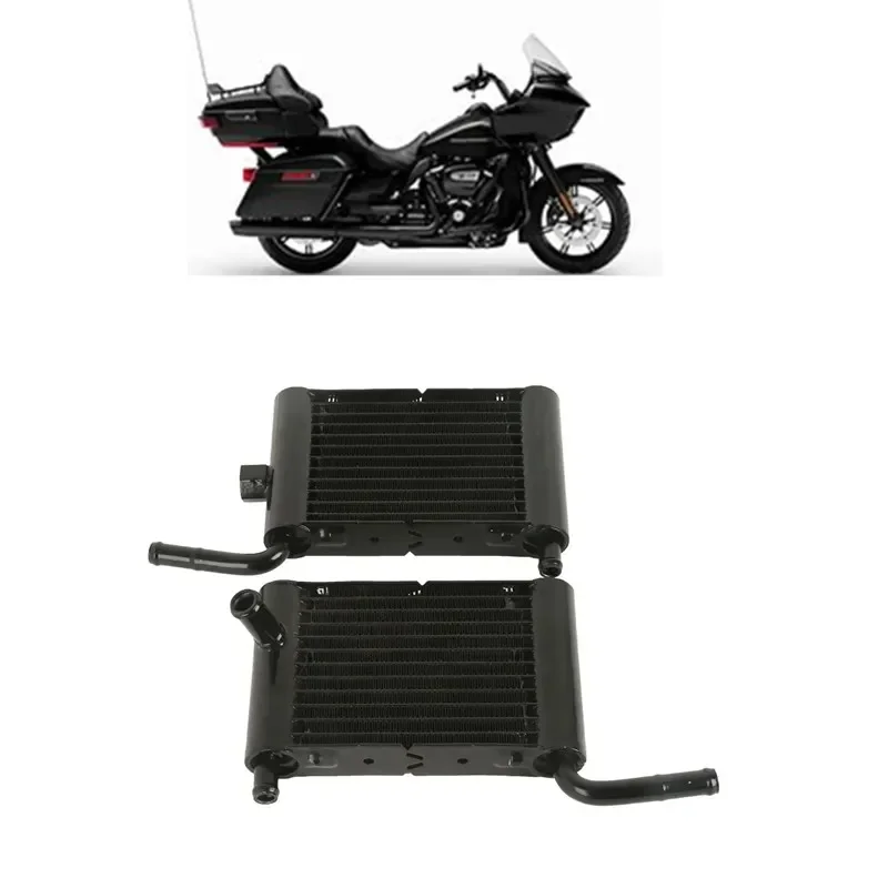 Lower Vented Fairing Radiator Cooler For Harley Touring Twin Cam Road Glide Ultra Limited CVO Street Glide 2014-2023 Motorcycle