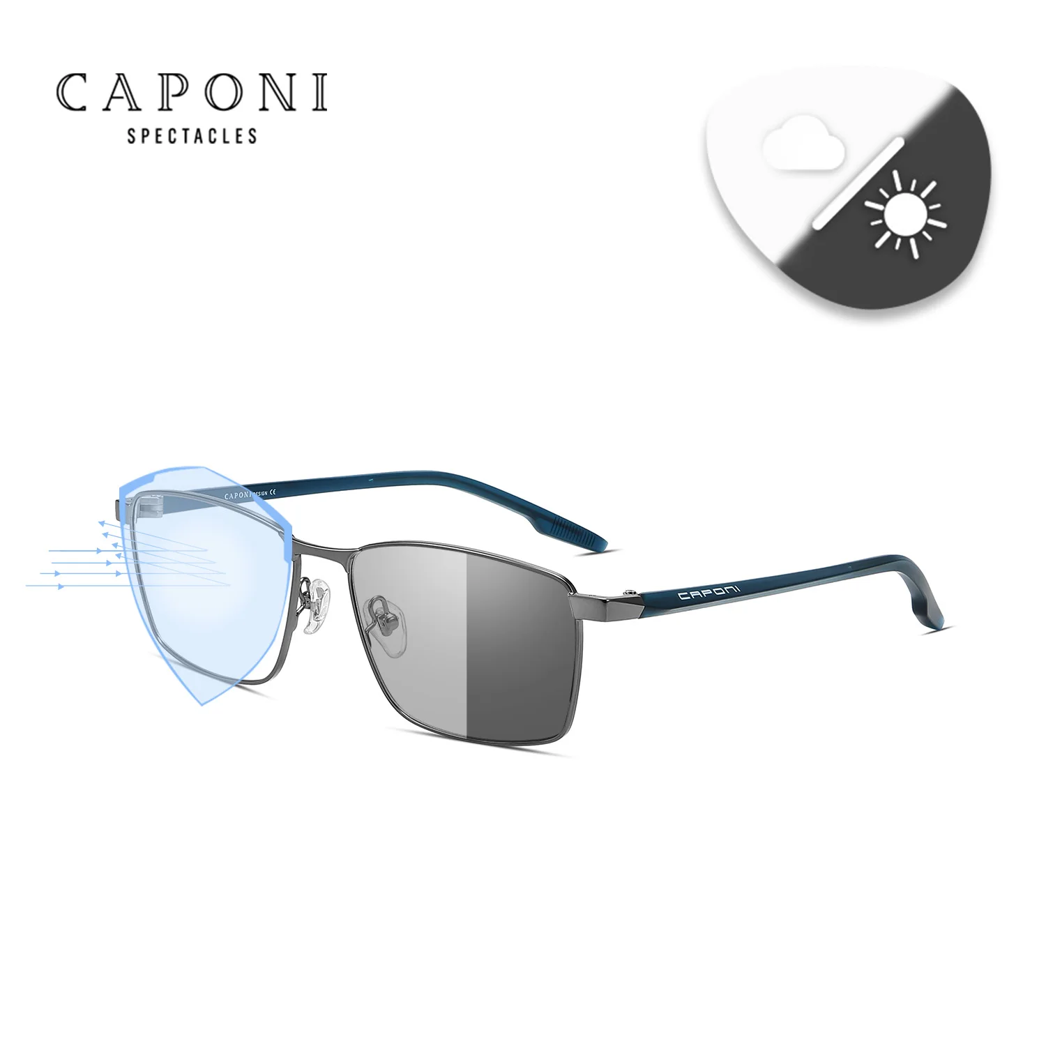 CAPONI 28733 Computerbrille Schwarz/Standard 3
