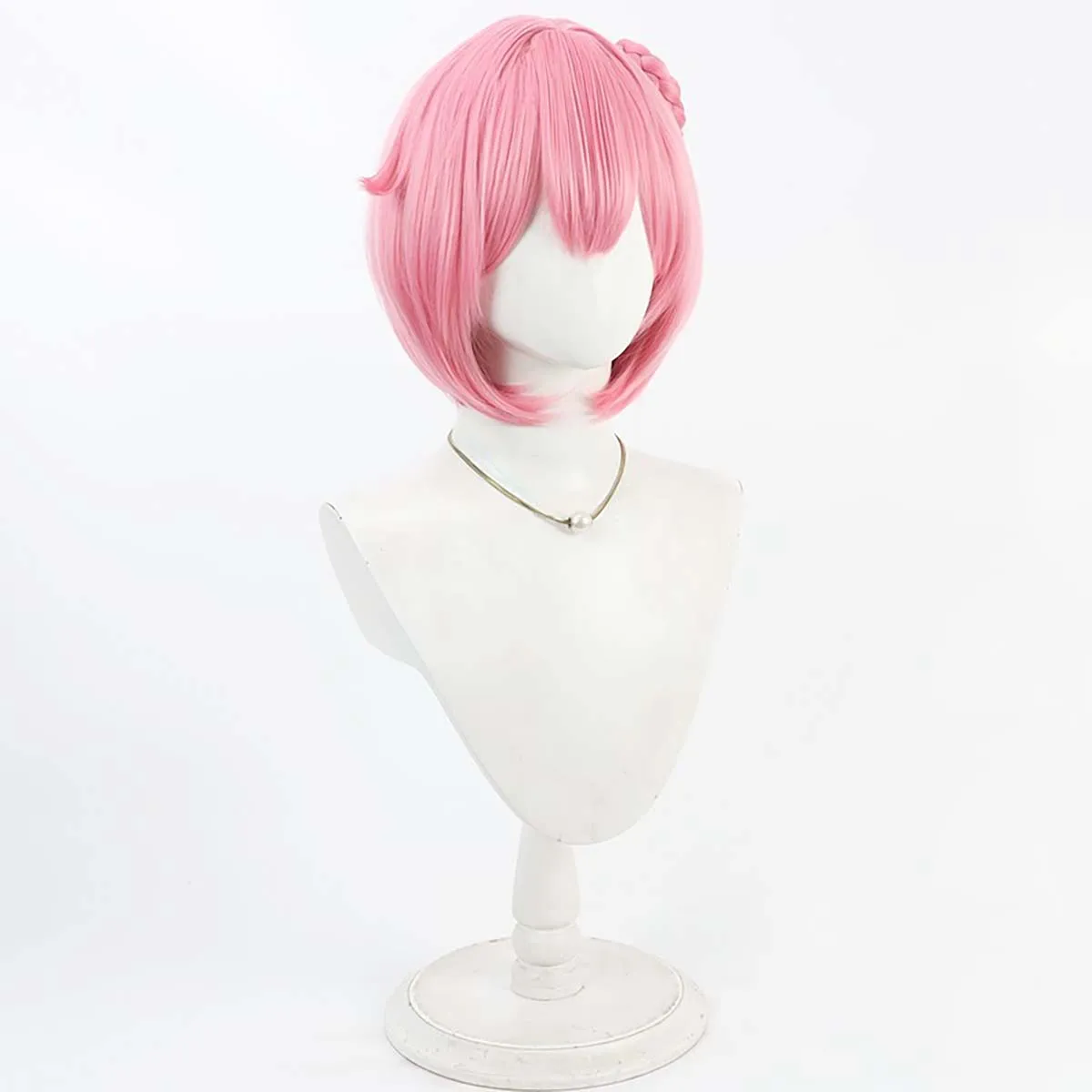 Vrouwen Game Cos Angry Doro Dorothy Cosplay Synthetische Roze Haar Pruik