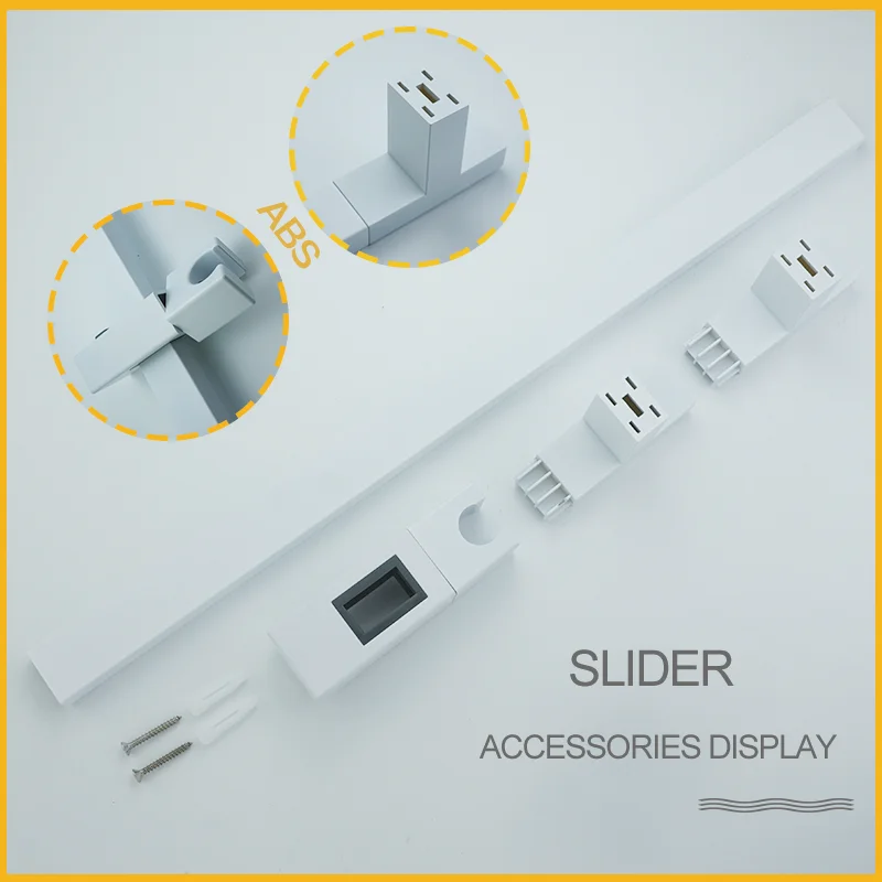 High Quality White Shower Slider Set Wall Mounted Adjustable Shower Lift Rod with Handheld Shower and Hose Bathroom Accessories