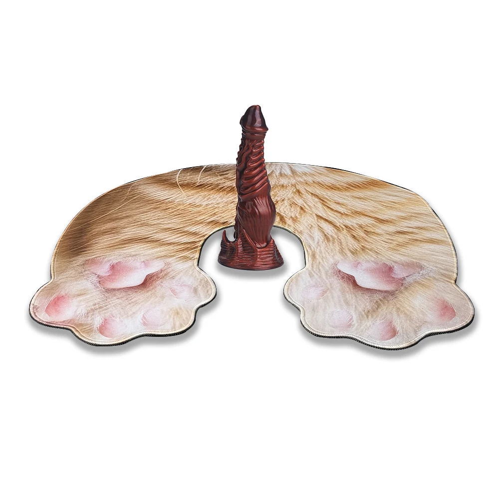 Adult Sex Toys Rubber Pad Fit Anal Plug Dildos Cute Cat Paw Pad Anti Slip And Easy To Clean Masturbation Auxiliary Pad_voghion.com