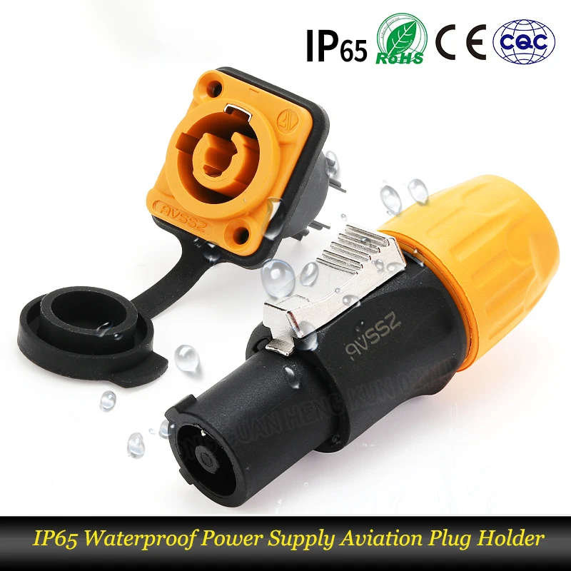 

1 PCS Power CON Connector 3 Pin 20A 250V NAC3FCA NAC3FCB Male Plug For Electric Drill LED Screen Stage Lighting Power Connecting