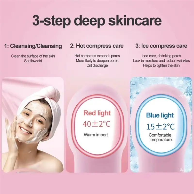 A94E-cepillo de limpieza Facial resistente al agua, vibración de alta frecuencia, limpiador profundo de la piel, limpieza Facial adecuada