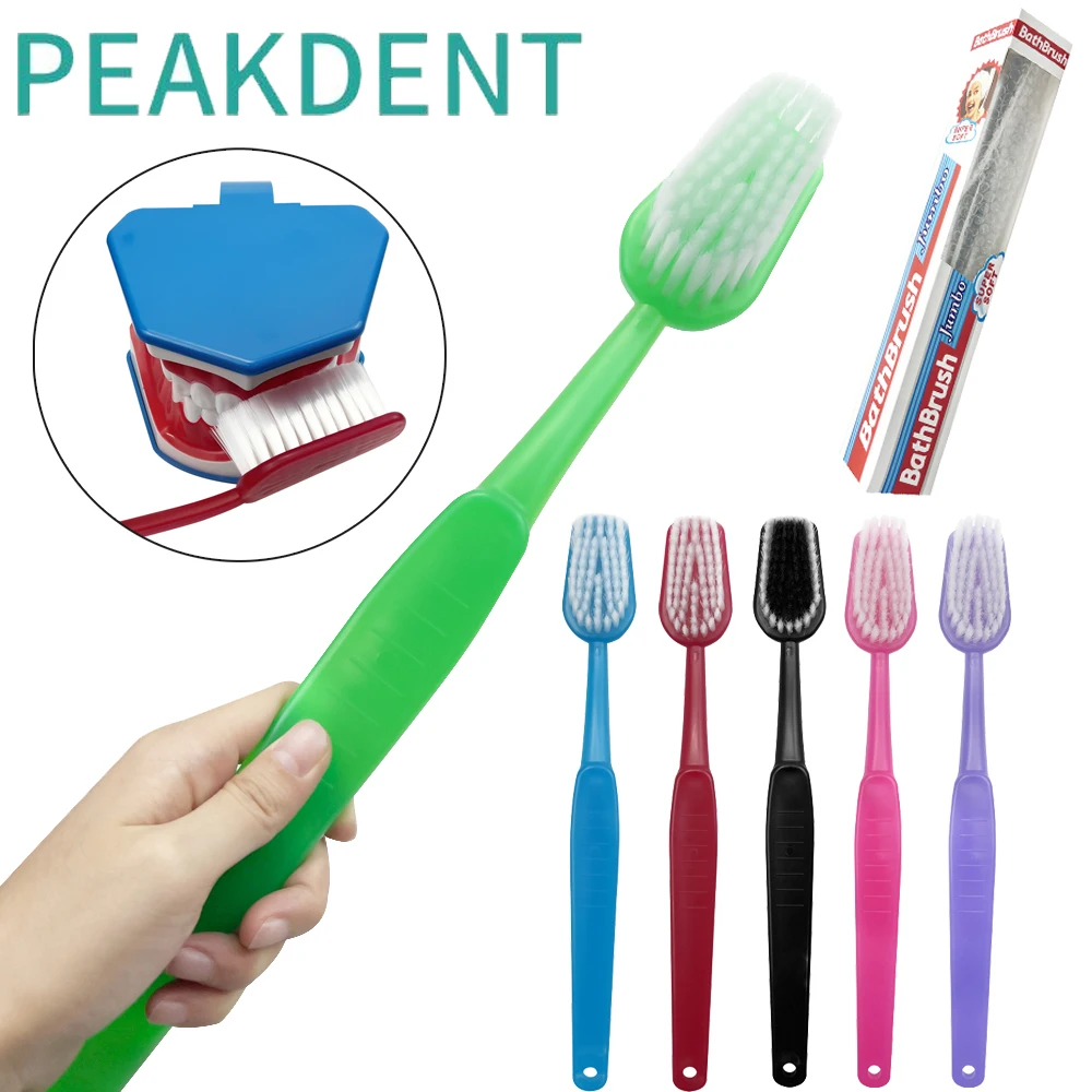 Giant Long Toothbrush Oversized Bathbrush Oral Care Deep Cleaning Brush Novelty Dentist Children Teeth Brushing Teaching Tool