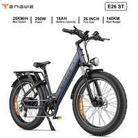 ENGWE E26 ST Adult Electric Bike 250W Electrical Road Bicycle 48V 16Ah Fatbike MTB E-bike 26 Mountain Ebike 25 km/h Max Speed