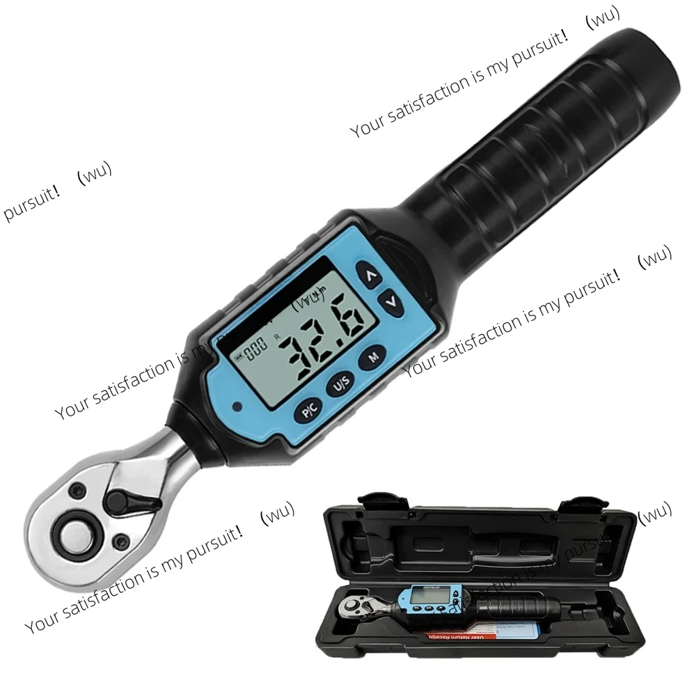 

New Digital Preset Torque Wrench 1/2" 3/8" 1/4" Bidirectional Ratchet Head Professional Adjustable Bicycle Repair Hand Tools
