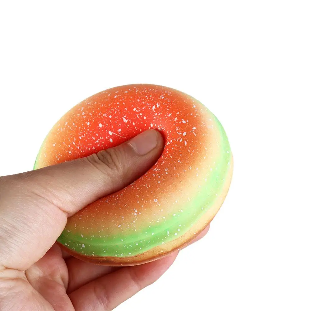 Ice-cream Hamburger Squeeze Toy Sensory Toy Silicone Simulation Food Fidget Toy Fidget Toy 3D Pinch Decompression Toy