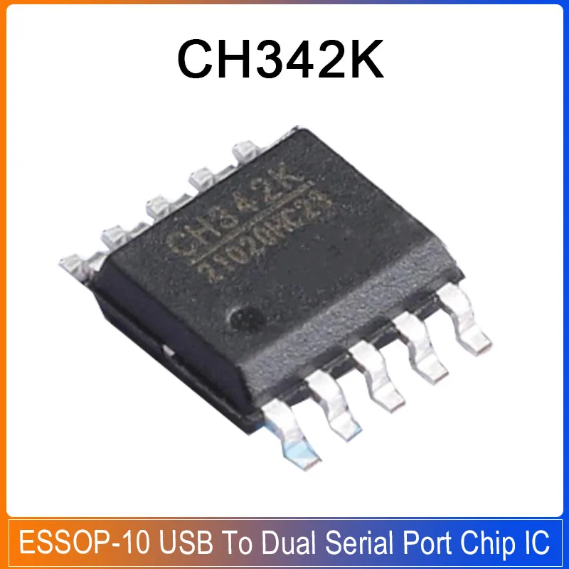 

1/5/20PCS CH342K ESSOP-10 CH342 USB To Dual Serial Port Chip IC