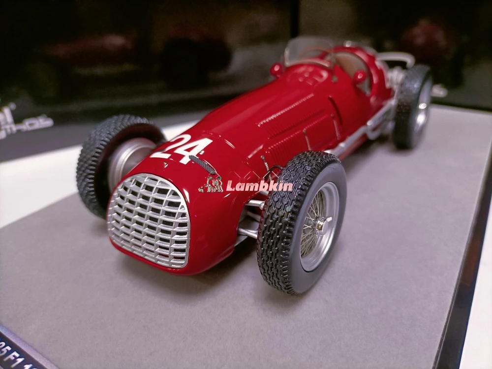 Tecnomodel-coche de carreras de Fórmula 1, modelo de coche clásico coleccionable en miniatura, para Maranello F125 GP 1/18 No24 San Remo, 1950