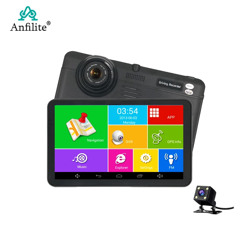 

7" Android GPS navigation 1+16GB Driving recorder Car GPS Navigation Sat Na AV-IN Bluetooth WIFI FM built in Free ma