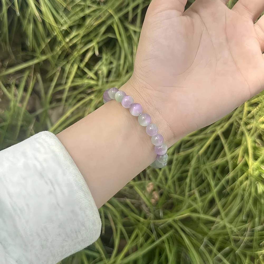 

Браслеты из бисера из натурального камня для женщин, штабелируемый браслет для девочек, красивый браслет для женщин и девочек