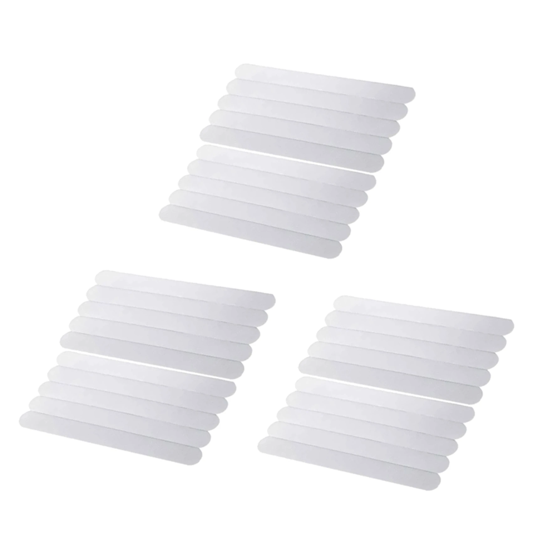 30 Uds tiras antideslizantes pegatinas de peldaños de ducha de seguridad pegatinas antideslizantes para bañera cinta antideslizante para escaleras 7,87 pulgadas-AT30