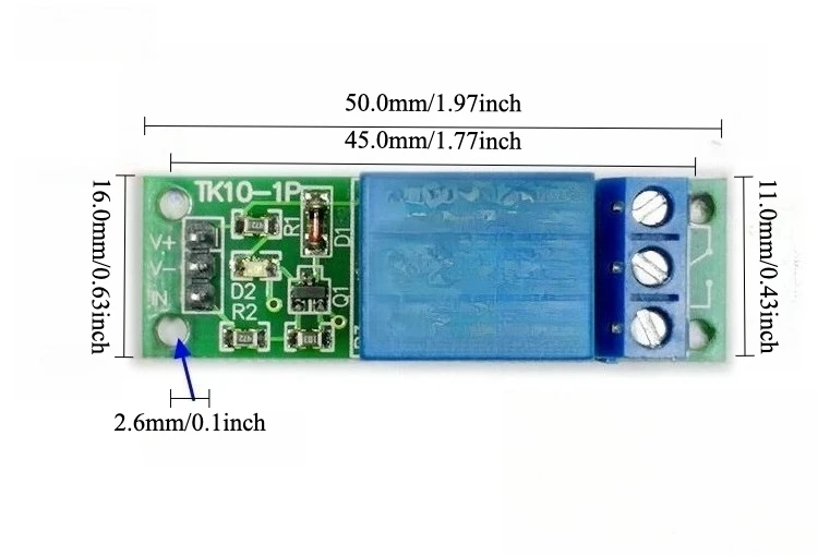5pcs 1 Channel Relay Module High Level Trigger Expansion Board 10A for Arduino Microcontroller Home Automation