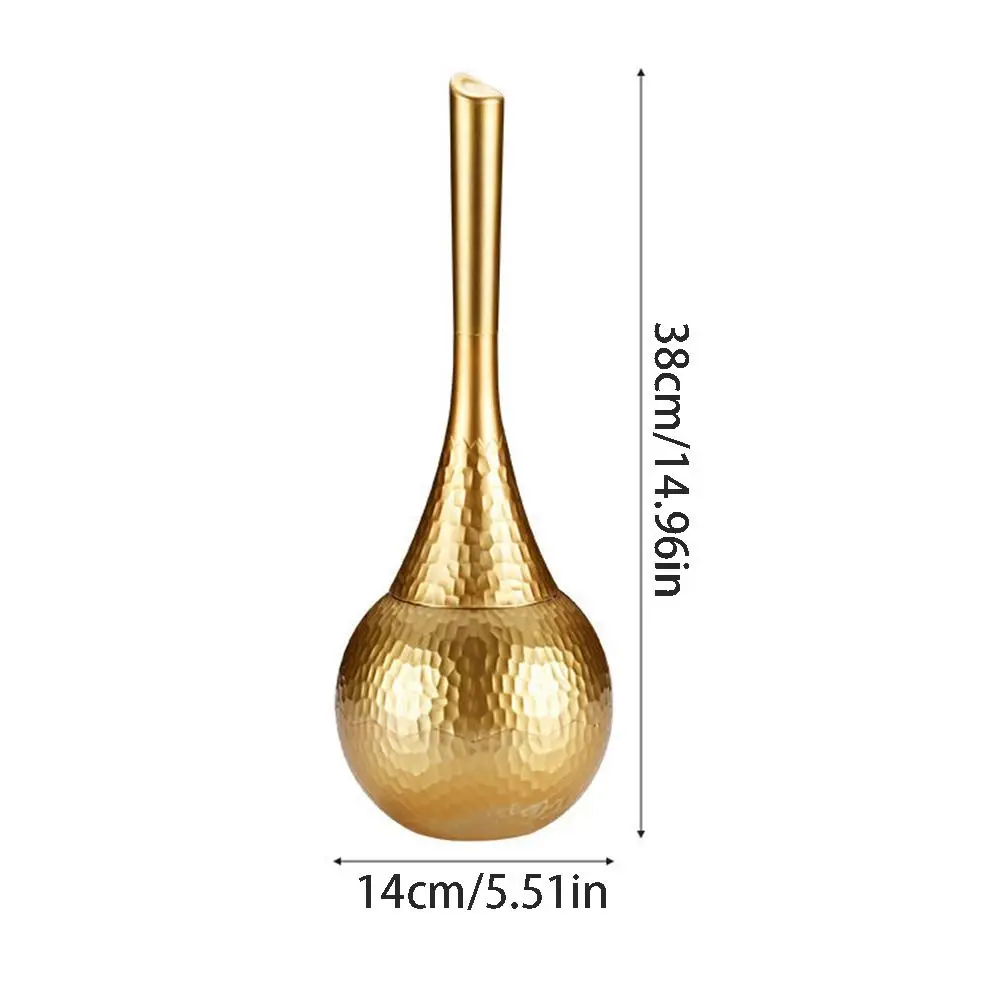 Set di scopini per WC di lusso leggeri, squisita testa staccabile, manico lungo, scopino per WC, base in piedi retrò