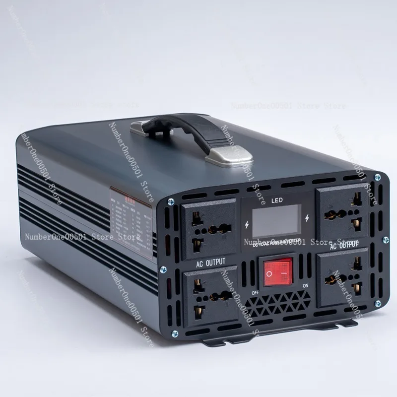 

Чистый синусоидальный автомобильный инвертор, полная мощность 48 В, 60 В до 220 В, интеллектуальный преобразователь высокой мощности