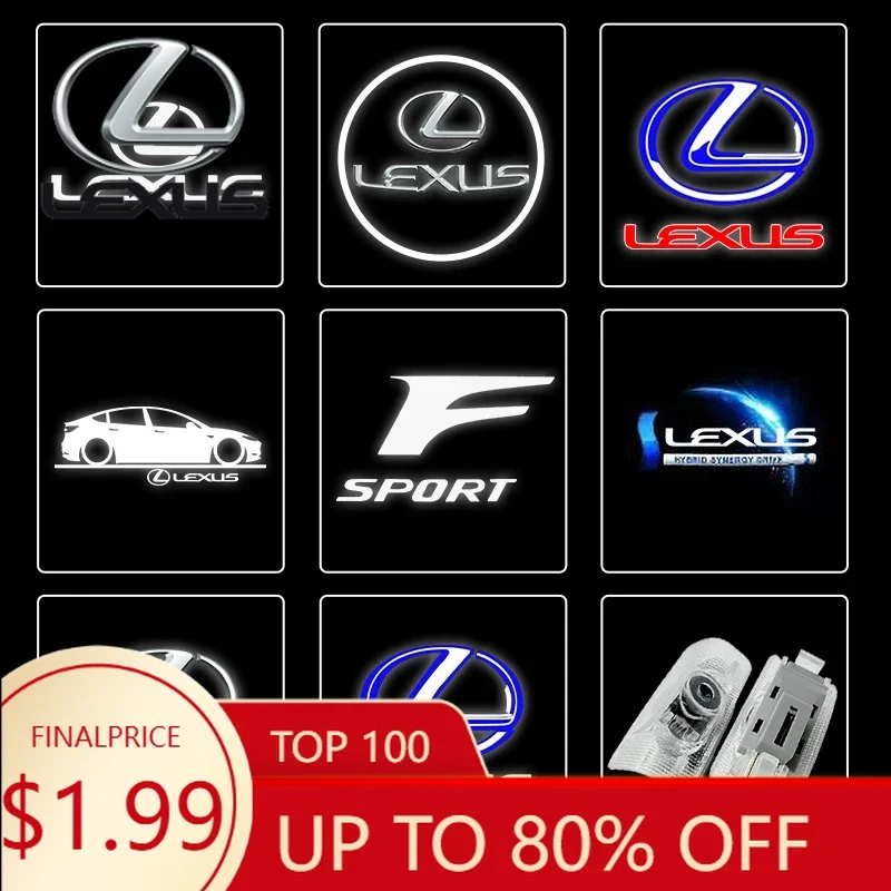 

Внутренние молдинги для Lexus ES240 ES250 ES350 IS250 IS300 RX270 GS NX300 RX300 RX350, 2 шт., светодиодные проекторы-подсветки для дверей автомобиля
