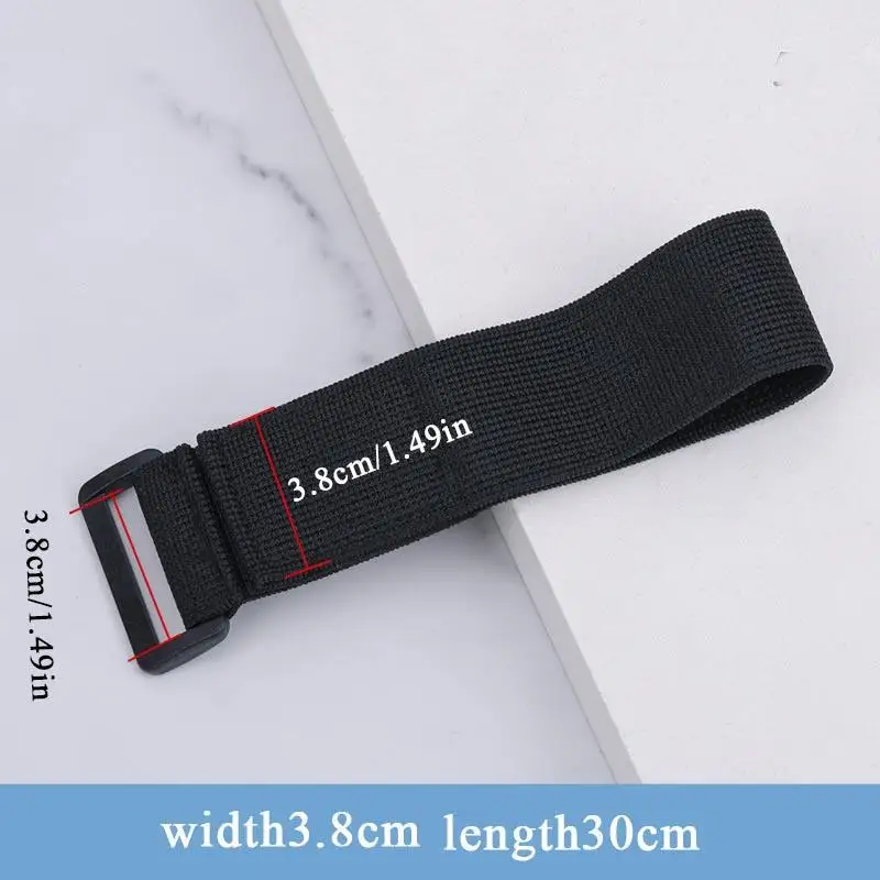 1PC Elastic Securing Strap Self-adhesive Belt Fixed Binding Belt Fastening Cable Strap Buckle Hook Loop Fastening Wrap Strap