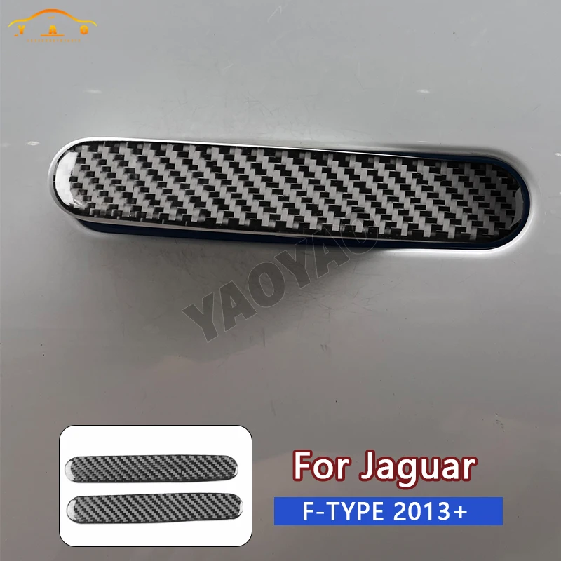 

Carbon Fiber For F-Type 2013 2014 2015-2024 Outer Door Handle Decoration Cover Trim Sticker