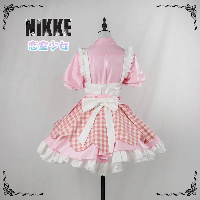 2025 COS NIKKE: 승리의 여신 메이드 로리 드레스 코스프레 의상 할로윈 의상 여성