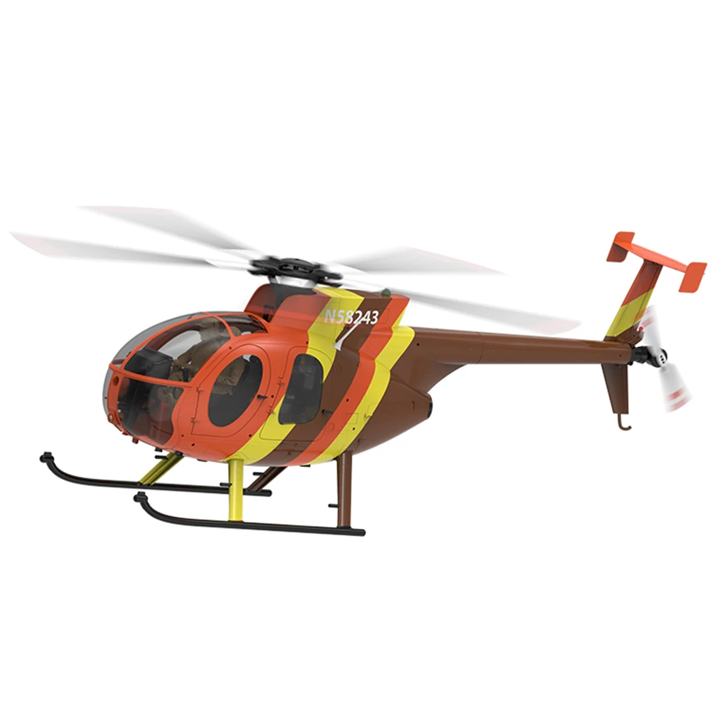 YUXIANG F118S RC Helicopter MH-6 MD-500 Little Bird 1/16 Scale 9CH GPS Brushless Optical-Flow FPV