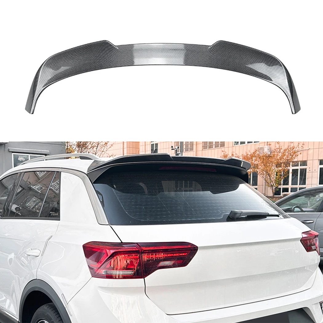 Rear Roof Trunk Spoiler Rear Wing Lip Trim ABS Styling Body Kit For VW Tango T-Roc 2017 2018 2019 2020 2021 2022 2023 2024