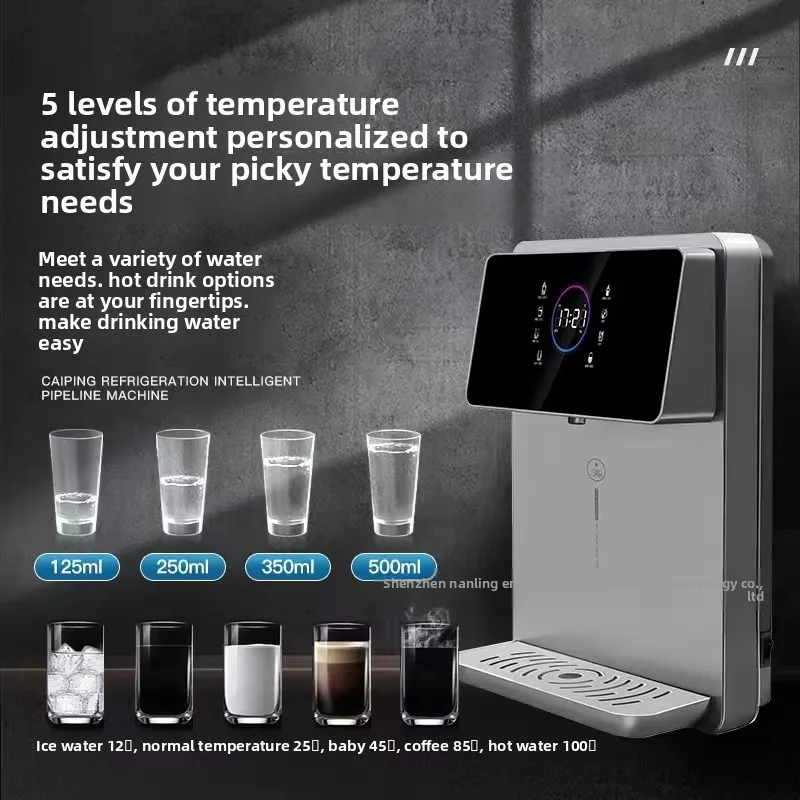 

Wall-mounted Smart Water Purifier | Hot & Cold Direct Drinking Water Dispenser with Pipeline Filter