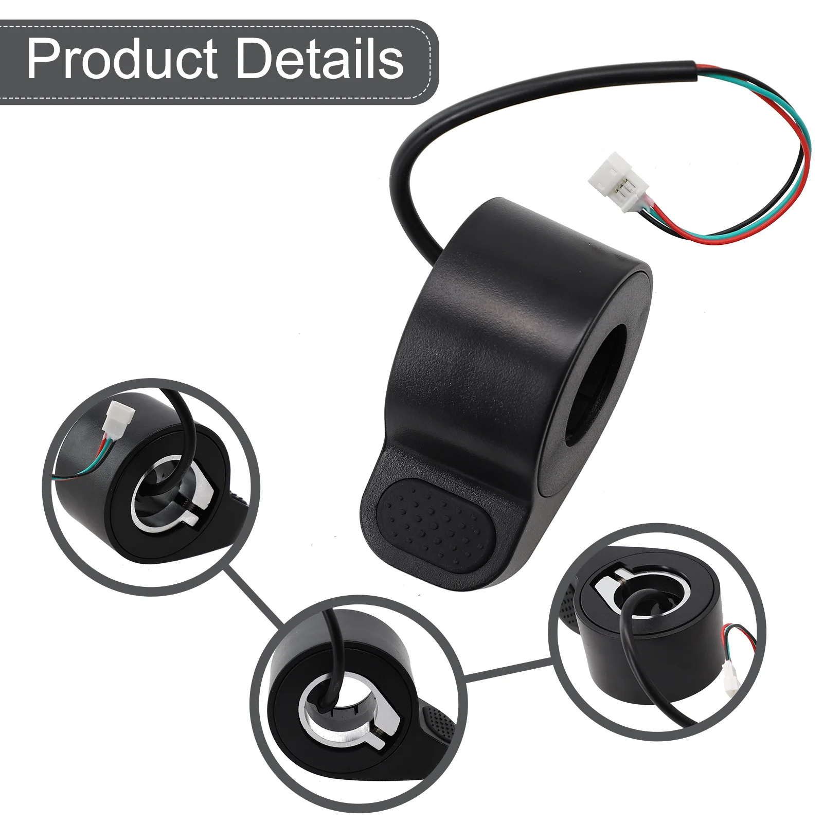 

Electric Scooter Universal Accelerator Thumb Accelerator 85 Inch Easy Slip Off Electric Scooter Throttle New Practical