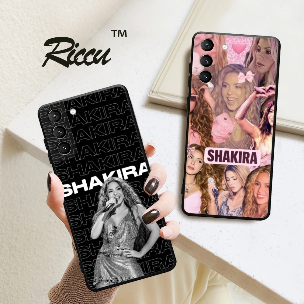 Shakira Phone Case For Samsung Galaxy S26 Ultra S25 FE S24 S23 S22 Plus S25 Edge S21 Black TUP Phone Case