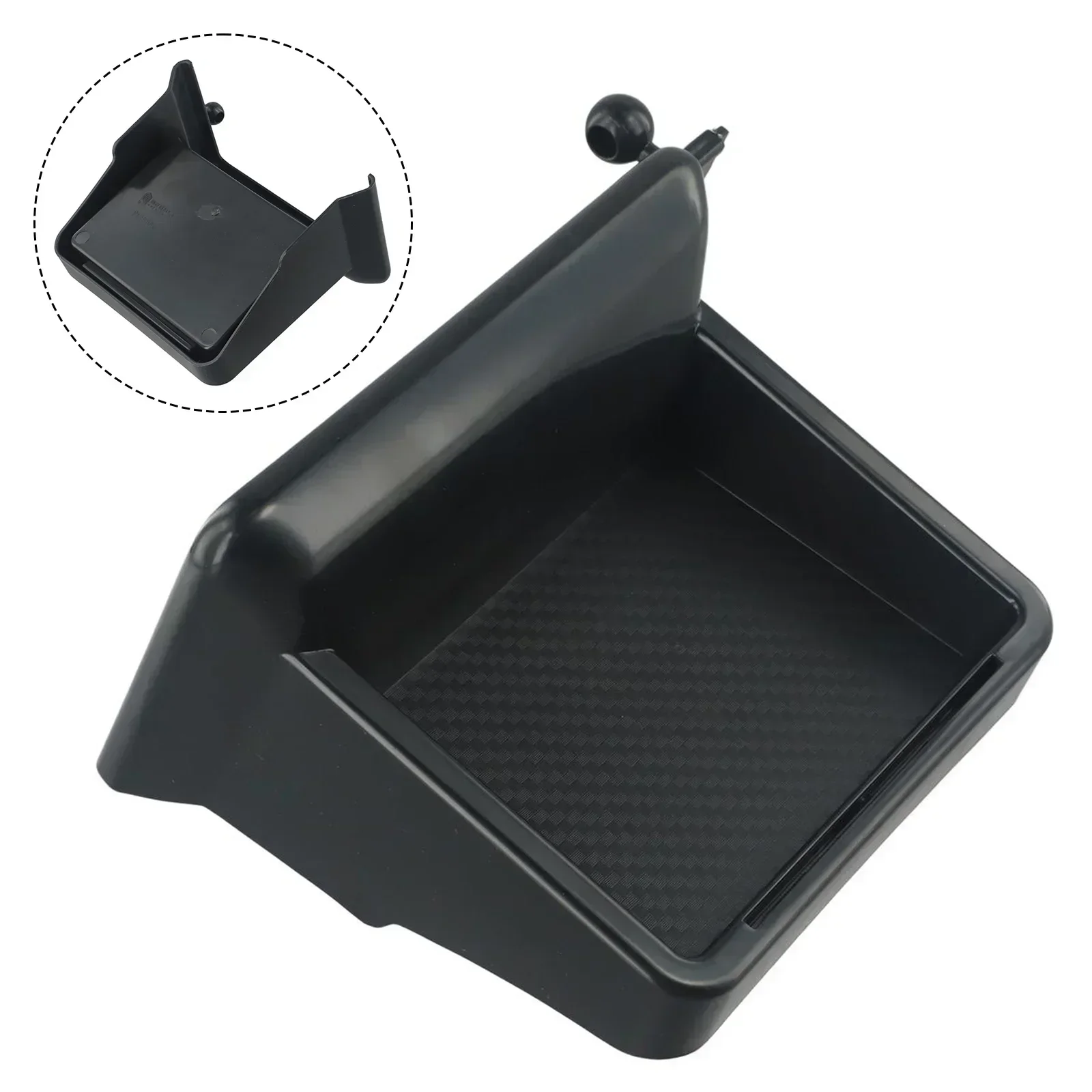 

Car Center Console Navigation Screen Storage Box For-Ford Explorer 2020-2024 Car Navigation Screen Rear Storage Box Holder Tray