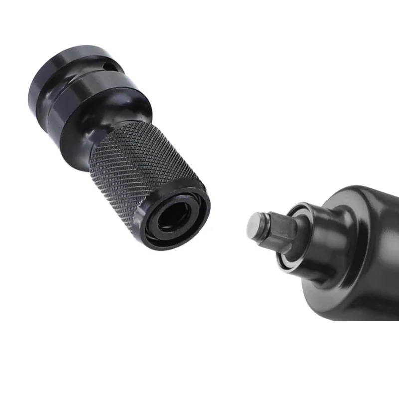 Hot 1/2 Inch Square 1/4 Inch Hex Ratchet Socket Wrench Socket Adapter Spanner Set Drive Converter Impact Tool Dremel Milwaukee