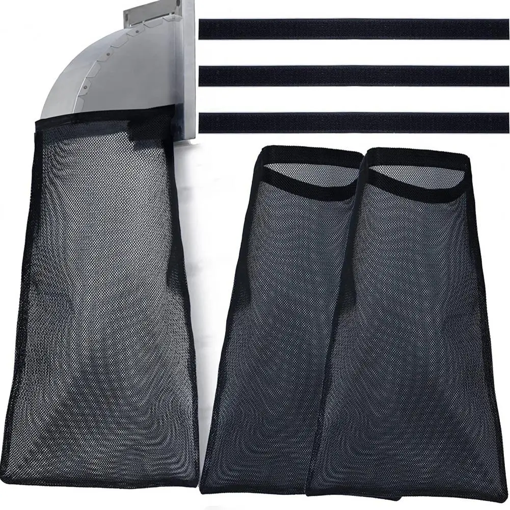 Ventilation Mesh Bag Reusable Vent Filter Bags Capacity Lint Dust Traps for Outdoor Dryer Exhaust Vents Efficiently Capturing