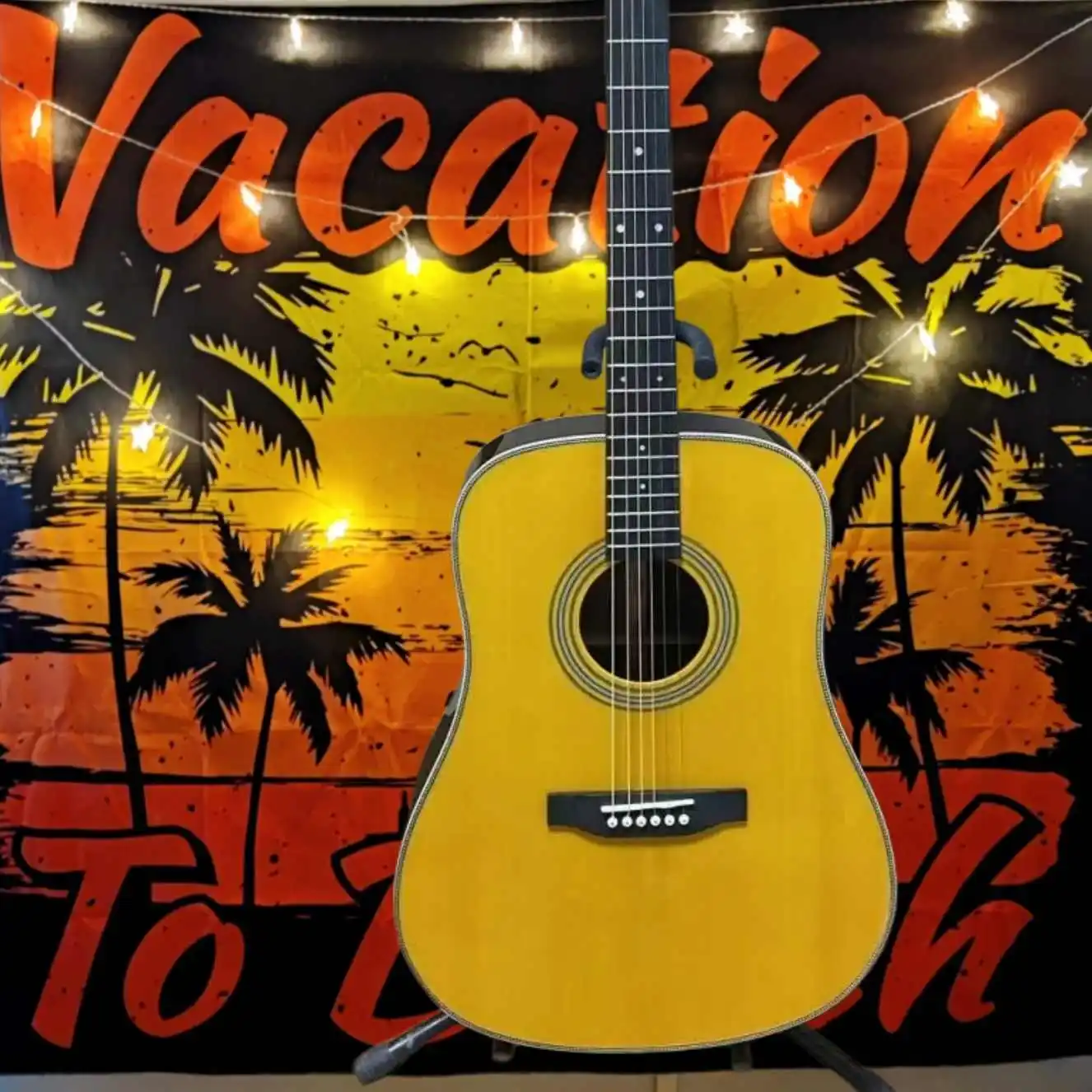 

HD28 41 inch High Quality Solid Top Acoustic Guitar Warm Yellow Picea Asperata Body Ebony Neck Clear Classic Style Free Shipping