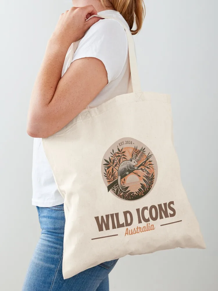 Wild Icons Australia Official Logo Tote Bag Canvas custom bags shopper women