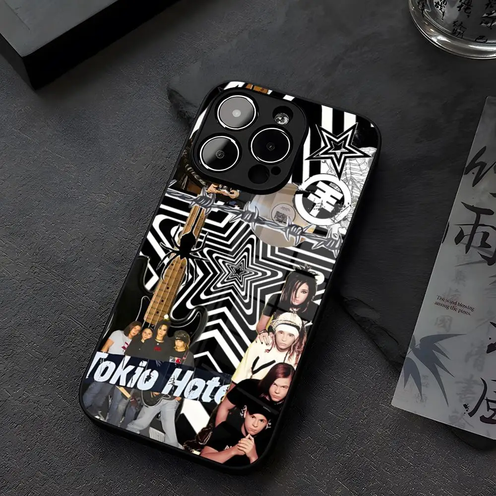 Rock Bands Tokio Hotels Phone Case Tempered Glass For iPhone 14 13 12 15 11 Pro XS Max Plus Mini X XR 8 7 6s SE2020 Coque