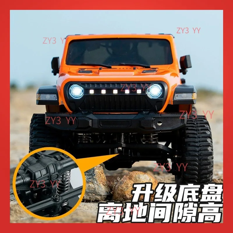 Novo 1:18 simulado carro de escalada amortecedor hidráulico multi terreno velocidade ajustável veículo off-road de tração nas quatro rodas