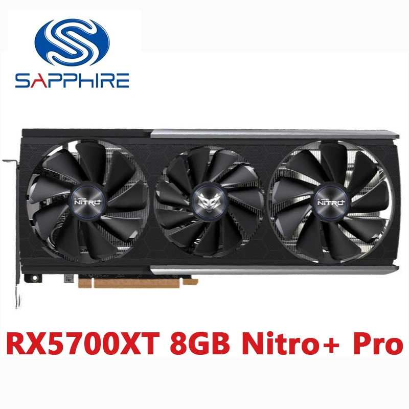 Sapphire Radeon RX 5700 XT 8G D6 Nitro + Pro schede Video per AMD RX5700XT GB RX 5700 Nitro + scheda grafica GDDR6 2560SP Map usata