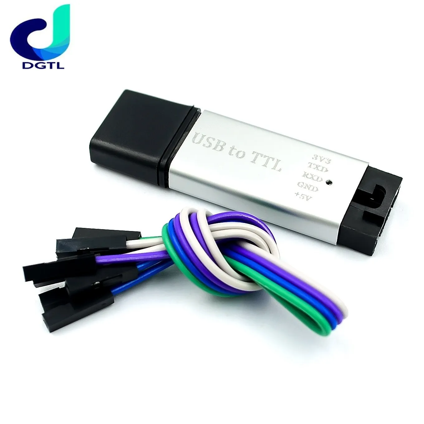 

Aluminum shell CP2102 USB 2.0 to TTL UART Module 6Pin Serial Converter For STC Replace FT232 Module support 5v/3.3v for arduino