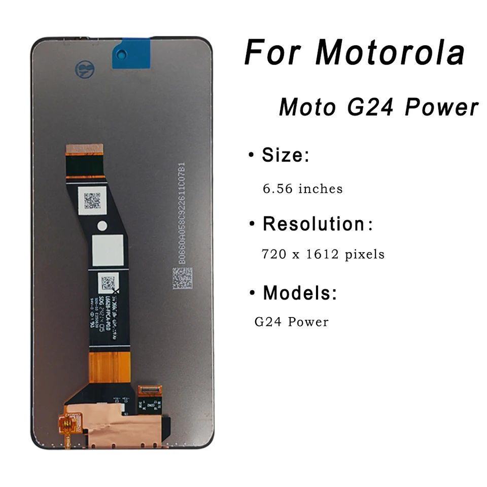Pantalla 6.56“ For Motorola Moto G24 Power LCD Display Touch