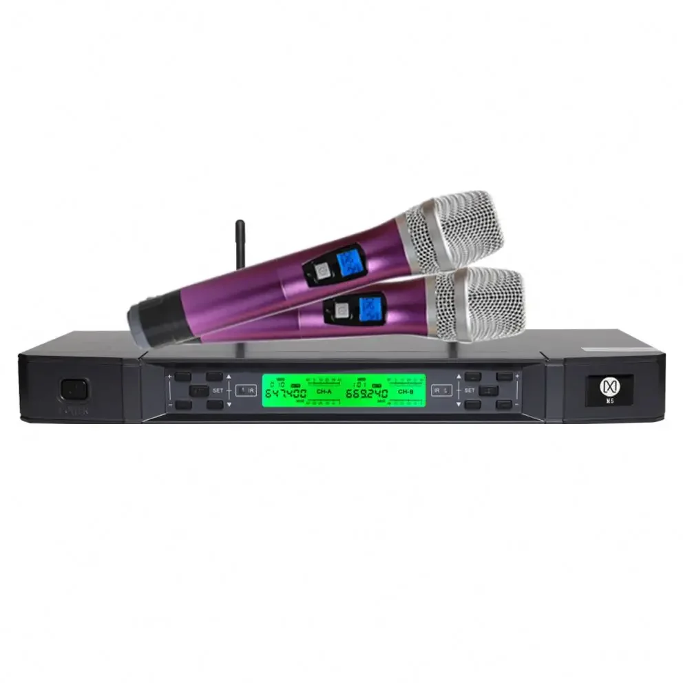

China Factory Dual-Channel Digital Wireless Microphone