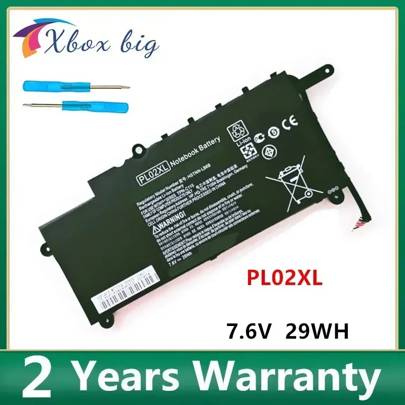 

7.6V 29WH PL02XL Battery for HP Pavilion 11 X360 11-n010dx 11-n000snx 11-N014TU 11-N030TU 751681-421 HSTNN-LB6B HSTNN-DB6B