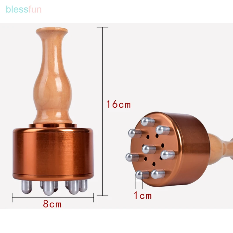 Meridian Brush Massage Scraping Magnetic Therapy Warm Moxibustion Moxa Stick Body Health Care Tool masajeador