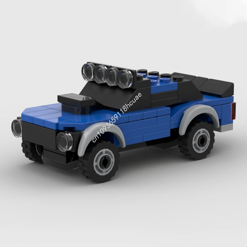104 Uds. MOC Forded Mustang prerunner Stud ancho campeón de la ciudad supercares modelo bloques de construcción idea juguetes creativos regalos de navidad