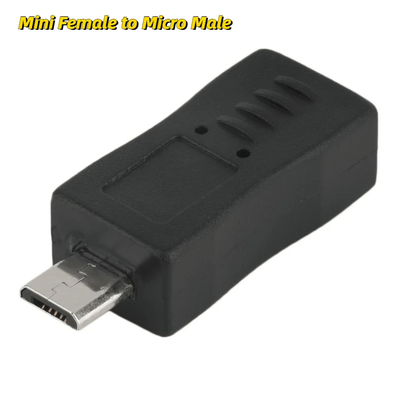 Micro USB Female Ke Mini USB Male Adapter Charger Converter Mini USB V3 Ke Micro USB V8 Adapter untuk Mobile Phone Android MP3