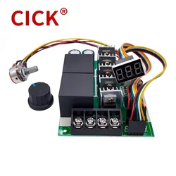 Digital Display 40A PWM Speed Governor Controller DC Motor Input 12V 24V 48V 0~100% Adjustable Drive Module