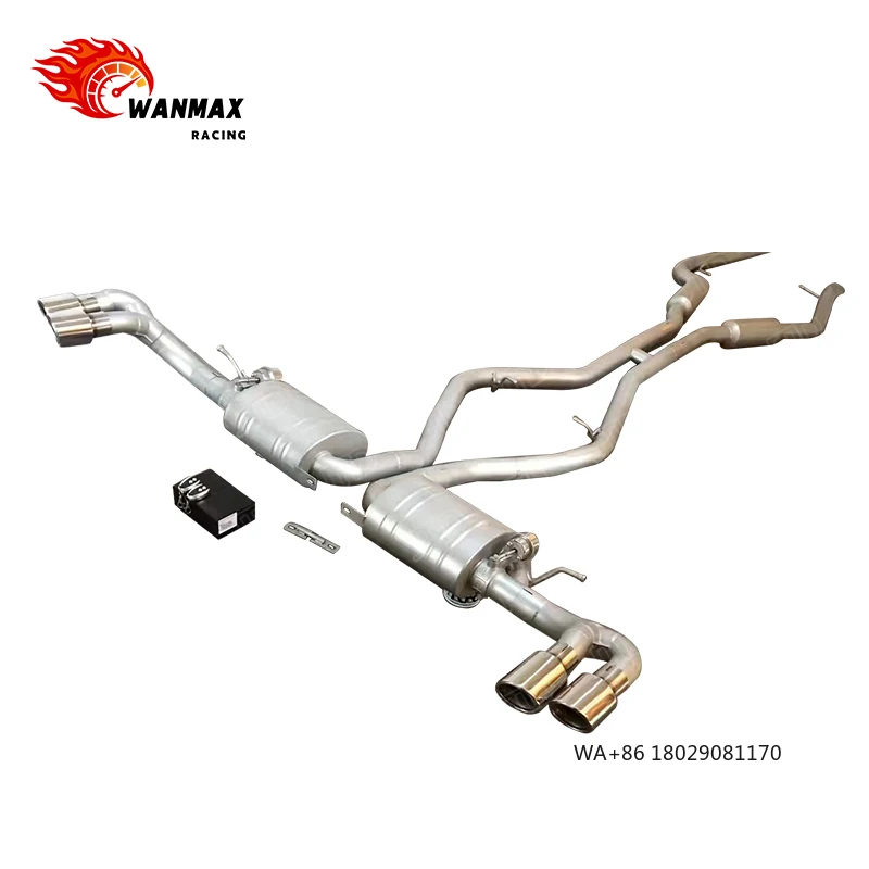 

High Performance 304 Stainless Steel Catback Valved Muffler Exhaust System for X6m E70 E71